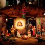 Handcrafted Indian Christmas crib set